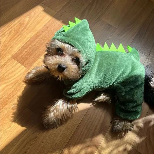 Pijama acogedor de forro polar para mascotas