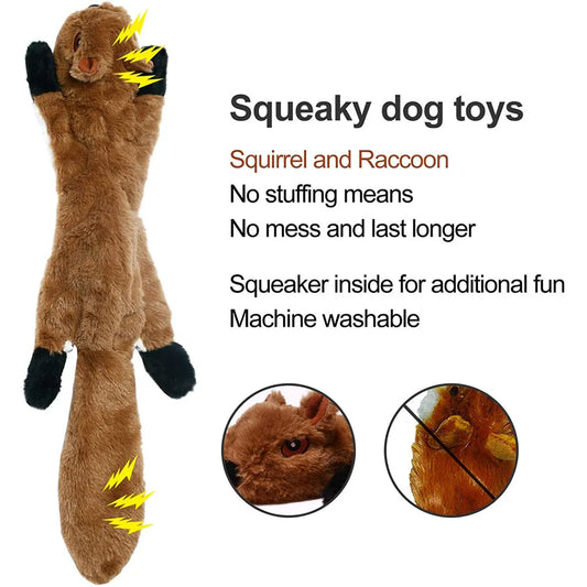 Juguete para Perro sin Relleno con Sonido Crujiente y Chirriante
