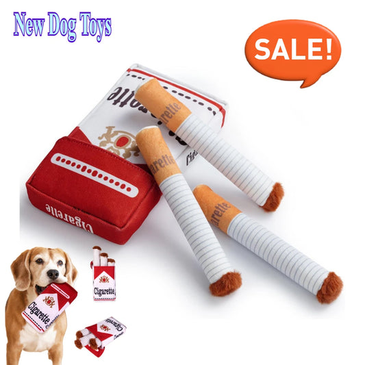 Juguete de Peluche para Perro con Sonido de Cigarrillo Divertido